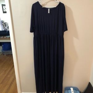 Zenana maxi dress with POCKETS!!!